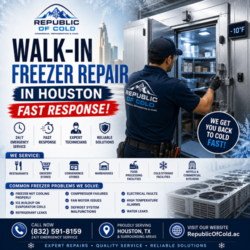 Walk in Houston Freezer Repair - Fast Response!